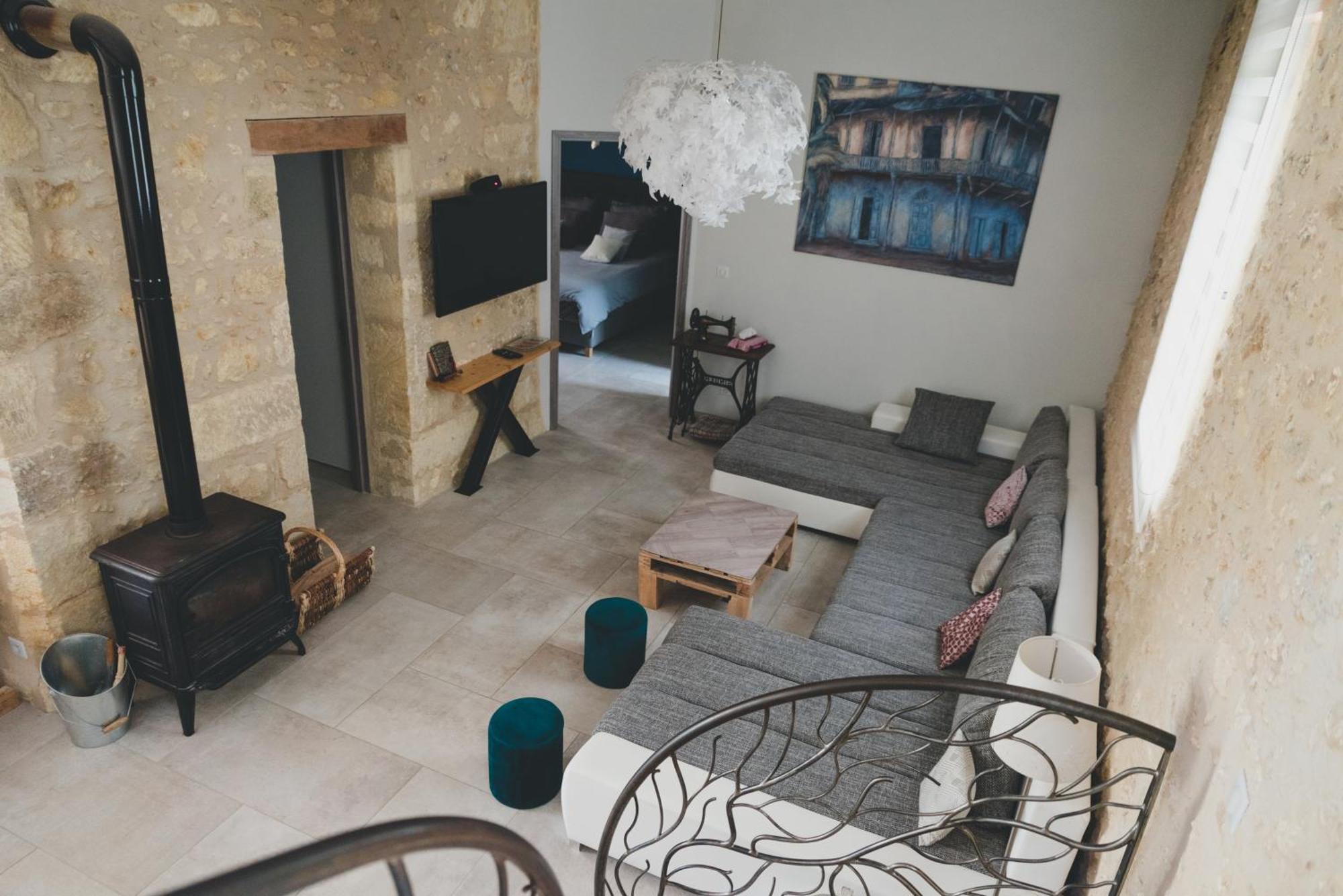 Gite Du Manoir Le Roc Couze-et-Saint-Front Eksteriør billede